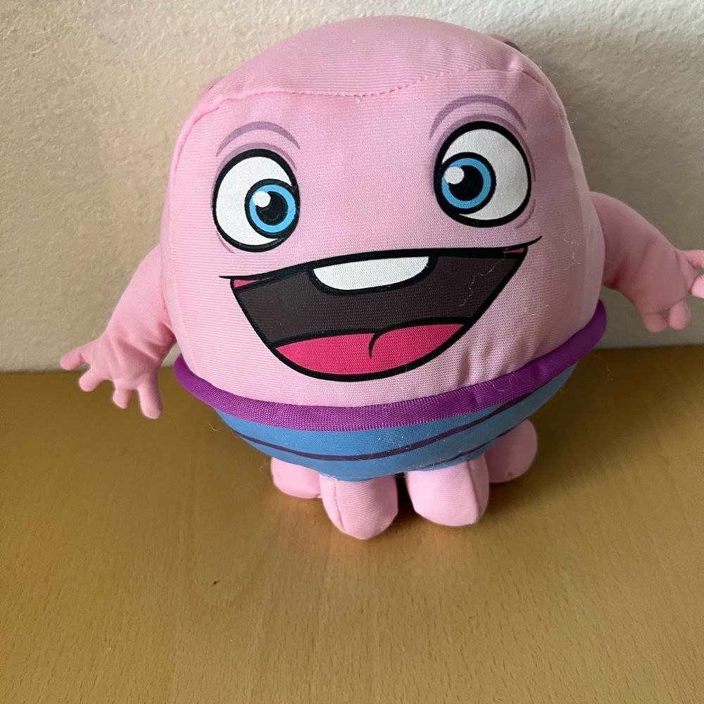 DreamWorks Plush Toy with Pink and Blue Accents